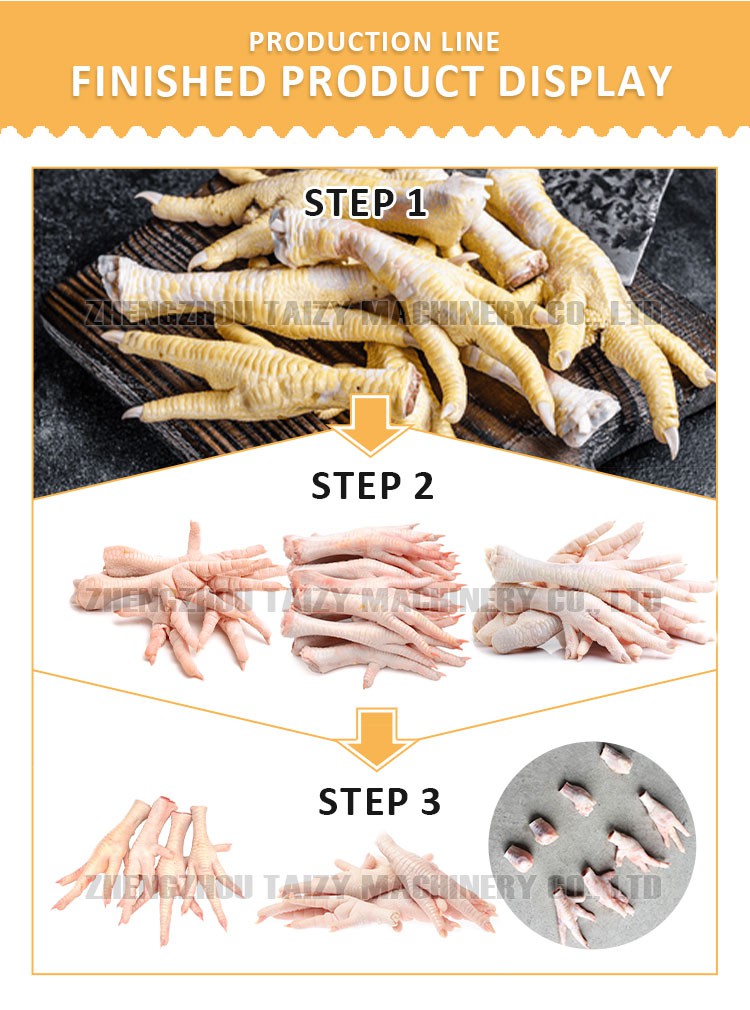 Chicken Feet Processing Machine Product photo Chicken Feet Processing Machine Product photo