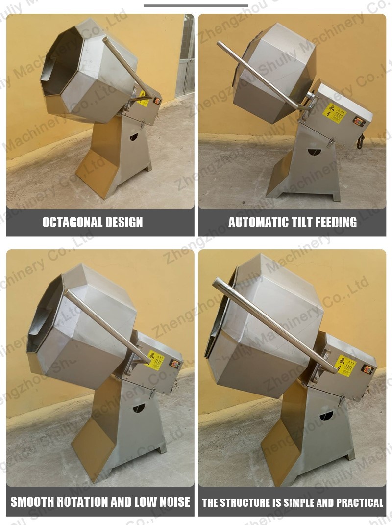 Cashew flavouring machine Cashew flavouring machine
