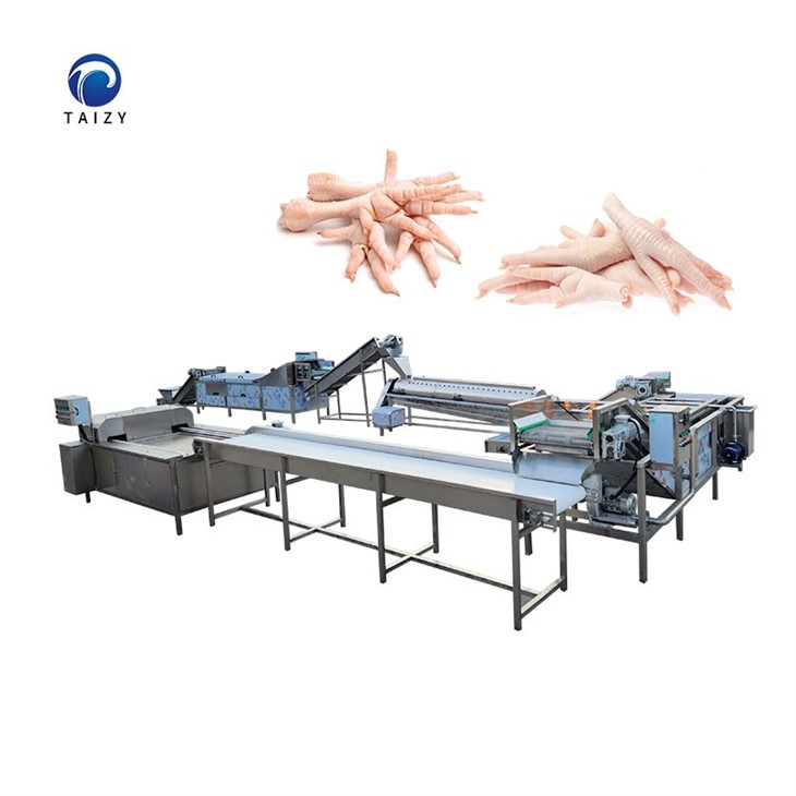 chicken feet processing line