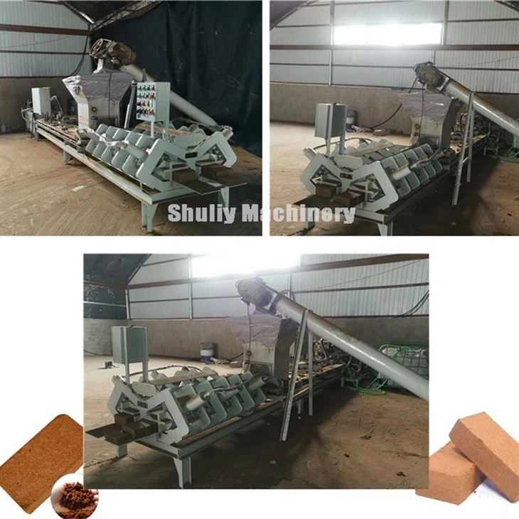 Cocopeat Brick Making Machine