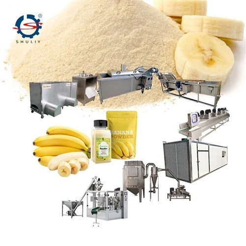Pulbere de banane care face linie de producție